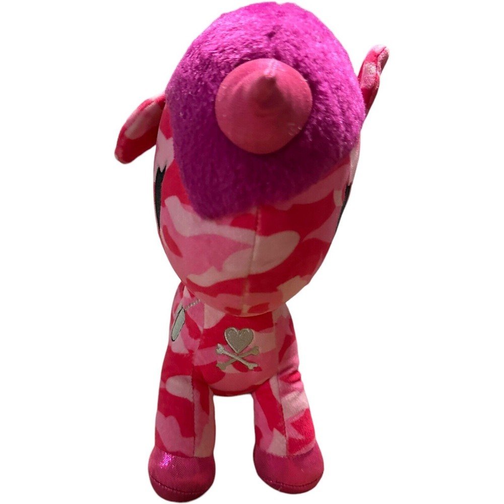 TOKIDOKI PINK G.I. Jane Special Edition 11” Plush Stuffed Animal Unicorn Aurora - Picture 3 of 10